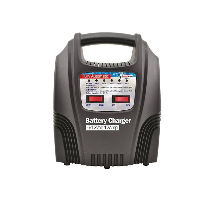 Streetwize 6 & 12V LED Automatic Battery Charger