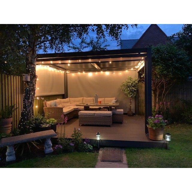 Galaxy 3m x 3m Aluminium Pergola - Grey | Garden Furniture | Norwich Camping