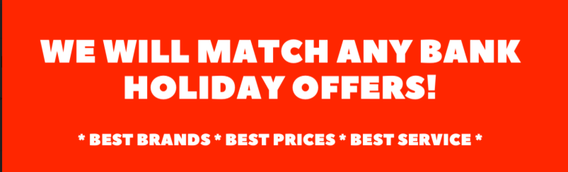 BANK HOLIDAY OFFERS BANNER
