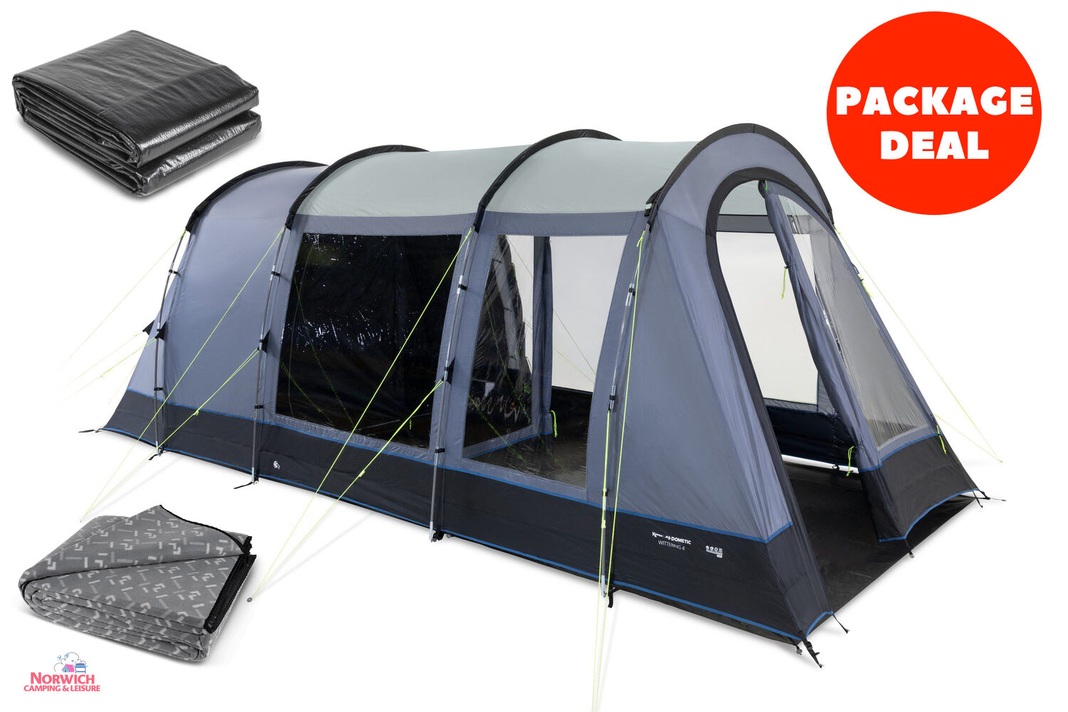 Kampa Dometic Wittering 4 Poled Package Deal