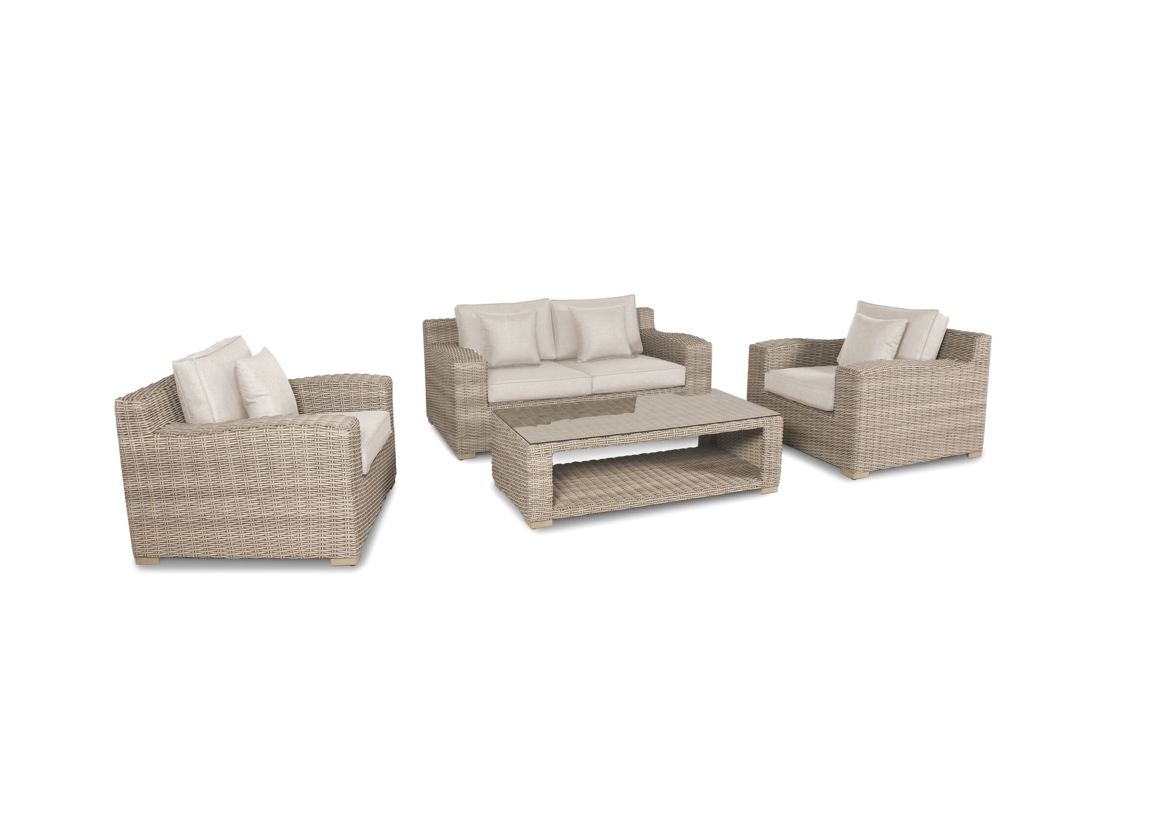 Palma Luxe 2 Seat Set Oyster