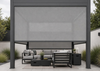 Norfolk Leisure Royce Cube Grey Pull Down Screen Sides