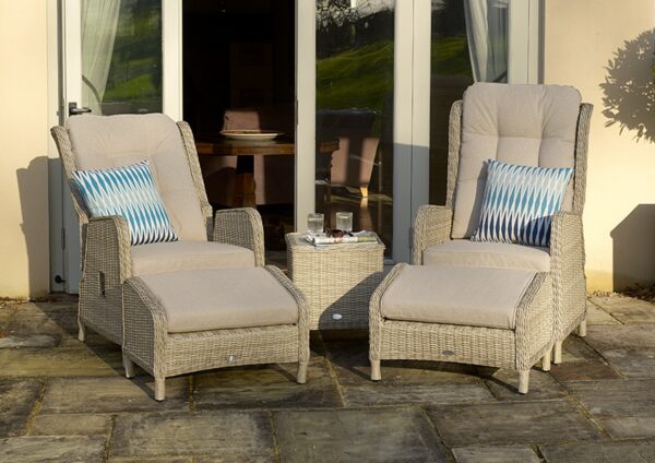 Bramblecrest Chedworth Recliner Set – Sandstone