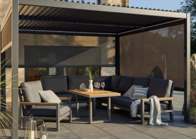 Royce Cube 3x4m aluminium pergola