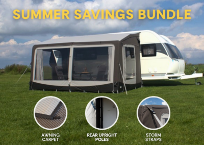 Telta Pure Air 390 Awning Summer Savings Bundle IMG