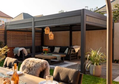 Royce Cube Aluminium Pergola 3.6 x 6m