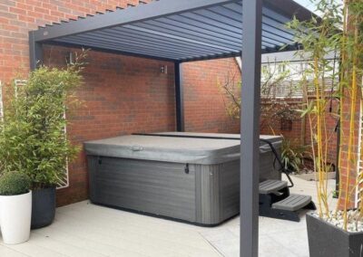 Lifestyle image of Nova Titan Aluminium Pergola