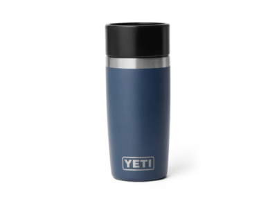 Featured YETI Rambler 12oz Bottle with Hotshot 2.0 Cap in Navy