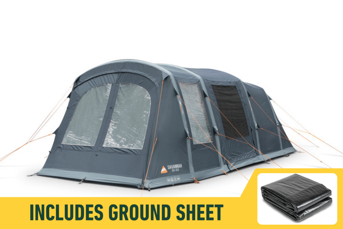 Vango Savannah Air 400 Tent (Incl. Footprint) - Norwich Camping