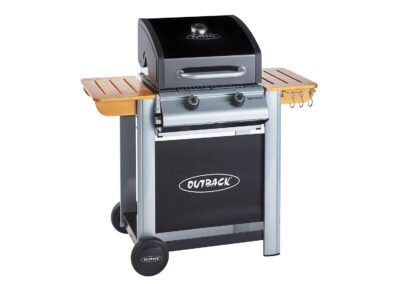Outback Spectrum 2 Burner Hooded Gas Barbeque - Black