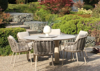 4 Seasons Outdoor Puglia 6 Seat Round Dining Set