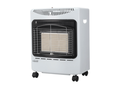 Lifestyle White Mini Heatforce Gas Cabinet Heater