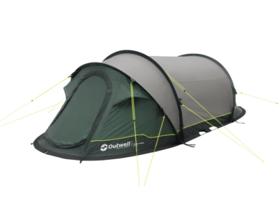 Studio Image of Outwell Nexion 2 Forest Tent - Front side view with door closed