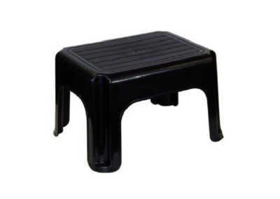 Small 40cm Plastic Stool (Black)