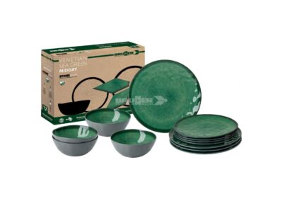 Brunner Venetian Sea Green Midday Melamineware Set