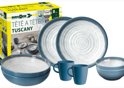 Brunner Tête-à-Tête Tuscany Melamineware Set