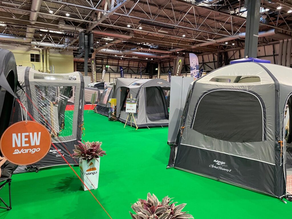 vango stand at the nec camping show