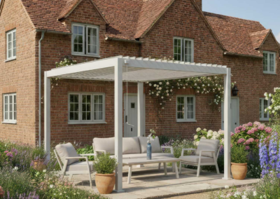 Nova Titan Pergola in Pebble