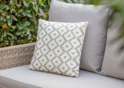 Bramblecrest Olive Medallion Square Scatter Cushion