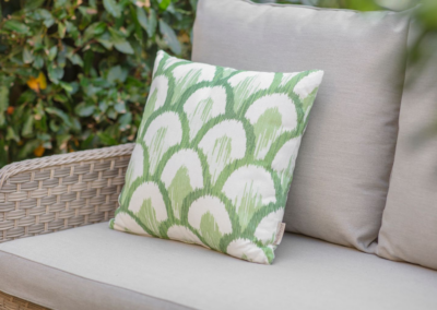 Bramblecrest Asparagus Spear Square Scatter Cushion
