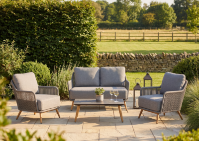 Bramblecrest Como 2 Seat Sofa Set -Anthracite