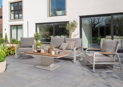 Life Montana 2.5 Seat Sofa Set with High/Low table in Beige