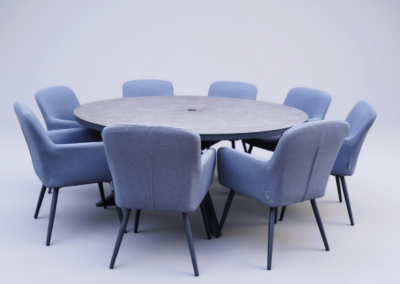 Norfolk Outdoor Living Ashill 8 Seat Round Dining Set