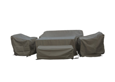 Bramblecrest Prague 3 Seat Sofa & Piston Table Set Cover