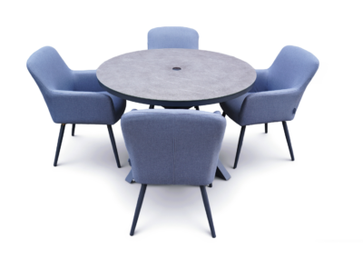 NOL Ashill 4 Seat Round Dining Set - 70452