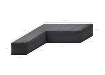 Life Outdoor Nevada Lounge Corner Cover- 26