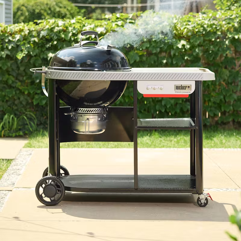 Weber Performer Premium Charcoal barbecue lifetyle image