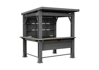 Keter Signature Bar Gazebo Ashwood Brown