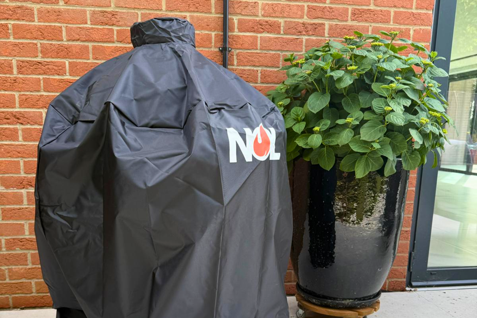 Norfolk Outdoor Living Grill cover lifestyle image