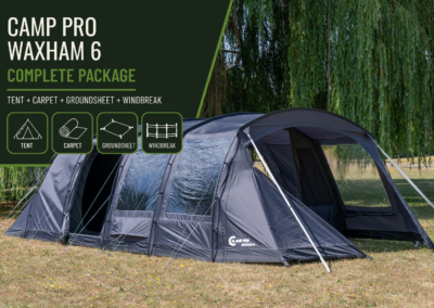 Camp Pro Waxham 6 Poled Tent Complete Package