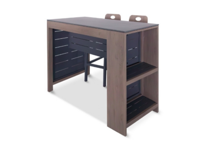 Grillstream Sanctuary Birch Outdoor Kitchen Bar Table & Bar Stools