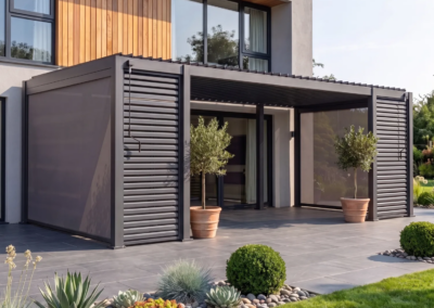 Nova 6x3m Multi-Zone Aluminium Rectangular Pergola