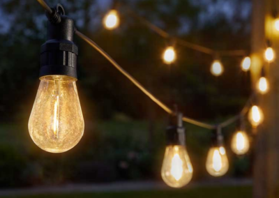 Vintage Festoon LV String Lights, Warm White - Set of 10