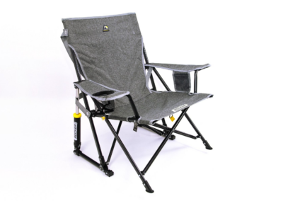 GCI Kickback Rocker Folding Camping Chair - Charcoal