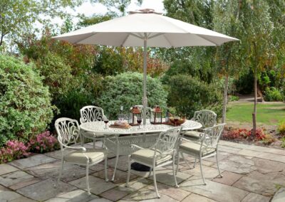 Hartman Amalfi 6 Seat Oval Set (Maize/Wheatgrass)