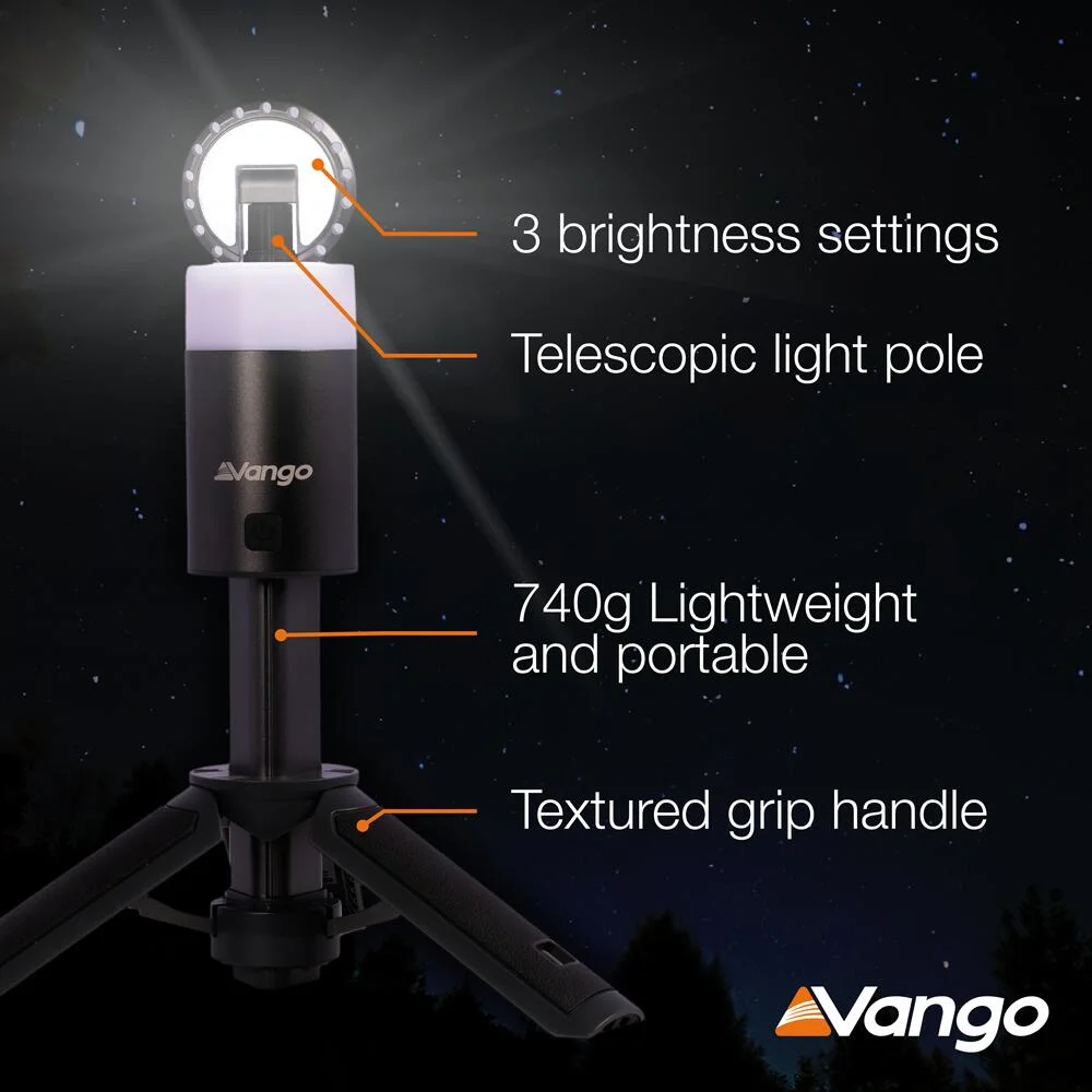 Vango Comet Light Infographic - Features